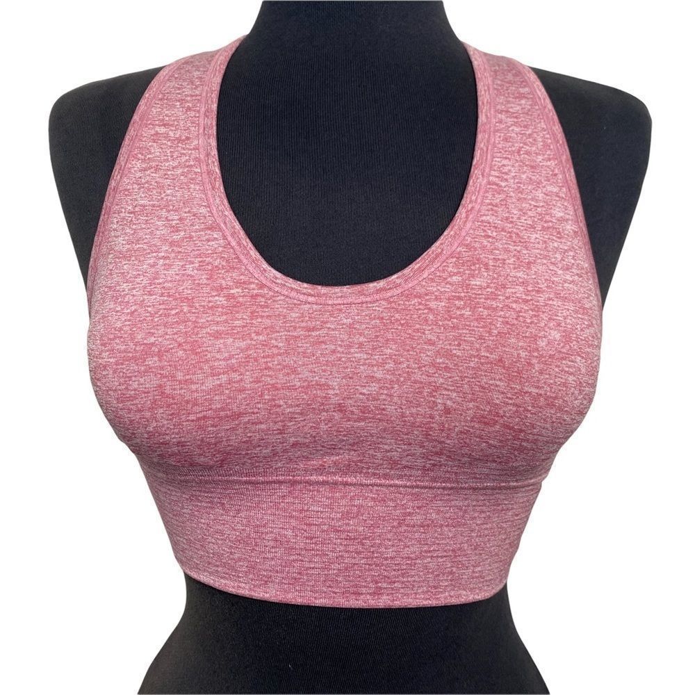 Long Line Sports Bra in Pink